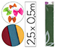 PAPEL CREPE EM CELOFANE LIDERPAPEL 50 CM X 2,5 M VERDE AZEITONA CLASSICO