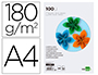 CARTOLINA LIDERPAPEL DIN A4 180 GR BRANCO PACK DE 100 UNIDADES