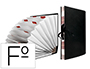 PASTA LIDERPAPEL COM FOLE A-Z COM 20 DIVISORIAS FOLIO PRETO