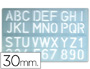 ESCANTILHAO LETRAS E NUMEROS 30MM