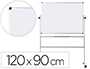 QUADRO BRANCO Q-CONNECT MELAMINA DUPLA FACE-GIRATORIO COM RODAS 120X90CM