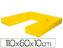 COLCHO DE DORMIR SUMO DIDACTIC 110X60X10 CM AMARELO