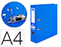 PASTA DE ARQUIVO DE ALAVANCA LIDERPAPEL DOCUMENTA PVC DIN A4 LOMBADA 75 MM AZUL