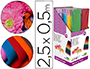 PAPEL CREPE LIDERPAPEL 50 CM X 2,5 M 34GR EXPOSITOR DE 80 CORES SORTIDAS