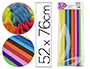 PAPEL SEDA LIDERPAPEL 52 X 76 CM 18 GR CORES SORTIDAS EMBALAGEM DE 10 FOLHAS