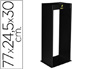 CINZEIRO METALICO COM REDE PARA AREIA COR PRETA 770X245X300 MM