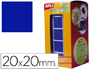 ETIQUETAS APLI AUTOADESIVAS QUADRADAS 20X20 MM AZUL EM ROLO DE 1770 ETIQUETAS
