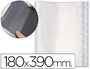 BOLSAS PROTETORAS PARA ENCADERNACAO ADESIVAS EM POLIPROPILENO COR TRANSPARENTE MEDIDAS 180X390MM