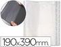 BOLSAS PROTETORAS PARA ENCADERNACAO ADESIVAS EM POLIPROPILENO COR TRANSPARENTE MEDIDAS 190X390MM