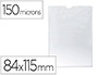 BOLSA CATALOGO Q-CONNECT DIN A7 150 MICRONS PVC TRANSPARENTE 74 X 105 MM