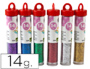 PURPURINA LIDERPAPEL FANTASIA CORES METALICAS SORTIDAS FRASCO DE 14 GR