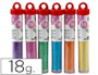 PURPURINA LIDERPAPEL FANTASIA CORES METALICAS PASTEL FRASCO DE 18 GR