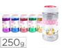 PURPURINA LIDERPAPEL FANTASIA CORES METALICAS SORTIDAS FRASCO DE 250 GR
