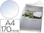BOLSA CATALOGO/MICA ESSELTE DIN A4 PVC 170 MICRONS COM FOLE E ABA SUPERIOR CAPACIDADE 200 FOLHAS PACK DE 5 UNIDADES