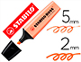 MARCADOR FLUORESCENTE STABILO BOSS 70 PASTEL PESSEGO SEDOSO