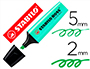MARCADOR FLUORESCENTE STABILO BOSS 70 PASTEL MENTA
