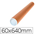 TUBO DE CARTAO Q-CONNECT PORTADOCUMENTOS CAPA PLASTICO 60X640 MM