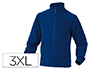 CASACO POLAR DELTAPLUS COM PUNHOS ELASTICOS E 2 BOLSOS COR AZUL TAMANHO XXXL
