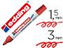 MARCADOR EDDING PARA QUADRO BRANCO 660 COR VERMELHO PONTA REDONDA 3 MM RECARREGAVEL