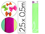 PAPEL CREPE LIDERPAPEL 50 CM X 2,5 M 34GR VERDE FLUORESCENTE