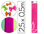 PAPEL CREPE LIDERPAPEL 50 CM X 2,5 M 34GR ROSA FLUORESCENTE