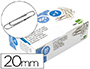 CLIPS LIDERPAPEL LABIADOS N.1 20 MM CAIXA DE 100 UNIDADES