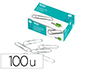 CLIPS LIDERPAPEL LABIADOS N.3 42 MM CAIXA DE 100 UNIDADES