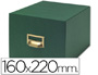 FICHEIRO PARA FICHAS TELA VERDE PARA 1000, 160 X 220 MM