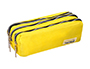 ESTOJO ESCOLAR LIDERPAPEL RETANGULAR 3 BOLSOS AMARELO PASTEL 185X80X70 MM