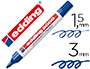 MARCADOR EDDING 3000 AZUL-PONTA REDONDA 3 MM