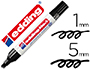 MARCADOR EDDING MARCADOR PERMANENTE 1 PRETO -PONTA BISELADA 5 MM