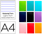 CADERNO ESPIRAL LIDERPAPEL DIN A4 SMART CAPA SUAVE 80 F 60GR PAUTADO 7MM DUPLA MARGEM 4 FUROS CORES SORTIDAS