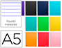 CADERNO ESPIRAL LIDERPAPEL JOLLY MICRO DIN A5 CAPA FORRADA 140 F 75 GR PAUTADO 5 BANDAS DE CORES 6 FUROS CORES SORTIDAS