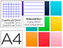 CADERNO ESPIRAL LIDERPAPEL JOLLY MICRO DIN A4 MULTIDISCIPLINA 140 F 75GR 28F 5MM 112F PAUTADAS 5 BANDAS DE CORES CORES S