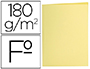 CLASSIFICADORES LIDERPAPEL FOLIO AMARELO PASTEL 180G/M2