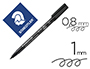 MARCADOR STAEDTLER LUMOCOLOR RETROPROJECAO 317-9 PONTA 0,8-1 MM PRETO