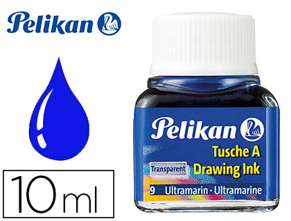 TINTA DA CHINA PELIKAN FRASCO 10 ML AZUL ULTRAMAR