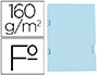 CLASSIFICADOR LIDERPAPEL FOLIO AZUL 3 PESTANAS PLASTIFICADA 160 GR