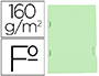 CLASSIFICADOR LIDERPAPEL FOLIO VERDE 3 PESTANAS PLASTIFICADA 160 GR