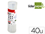 BARRA COLA TERMOFUSIVEL LIDERPAPEL 7 MM DIAMETRO X 200 MM COMPRIMENTO CAIXA DE 40 UNIDADES