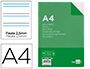 RECARGA LIDERPAPEL FOLIO 100 F 4TF-03 2 RAYAS PAUTA ESTRECHA 4 FUROS COM MARGEM