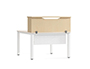 APOIO DE SECRETARIA ROCADA VALIDO PARA MESAS WORK METAL EXECUTIVE 140X30X40 CM ACABAMENTO AA01 FAIA/FAIA