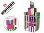 FLAUTA HOHNER GAMA DE CORES EXPOSITOR DE SECRETARIA DE 36 UNIDADES SORTIDAS 6 POR COR 140X140X400 MM
