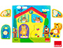 JOGO GOULA DIDATICO PUZZLE CASA DE FAMILIA DOS URSOS