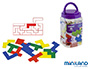JOGO DIDATICO MINILAND PENTOMINOS DE CORES