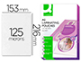 BOLSA DE PLASTIFICAR Q-CONNECT 153 X 216 MM DIN A5 125 MICRONS AUTOADESIVAS CAIXA DE 100 UNIDADES