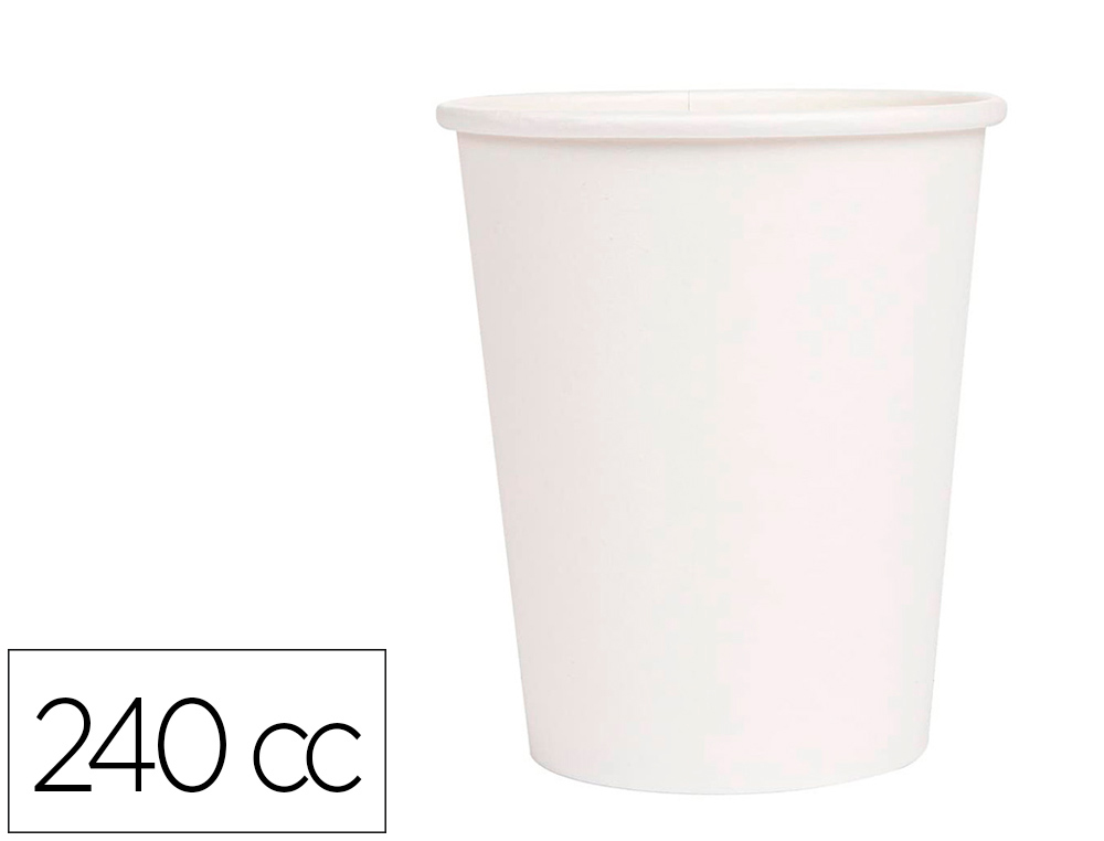 COPO TERMICO CARTAO 240 CC PACK DE 50 UNIDADES