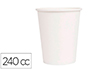 COPO TERMICO CARTAO 240 CC PACK DE 50 UNIDADES