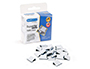 SUPACLIPS RAPESCO CAPACIDAD 40 HOJAS COLOR BLANCO CAJA DE 100 UNIDADES