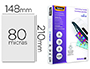BOLSA DE PLASTIFICAR FELLOWES BRILHO DIN A5 80 MICRONS PACK 100 UNIDADES